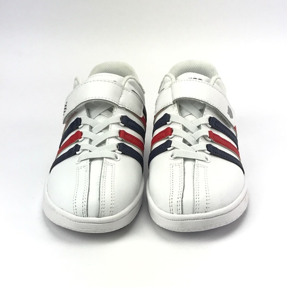 K Swiss Youth Varsity Classic Red White Blue Shoes - Picture 7 of 8